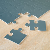 Blauw-grijs-grijs gradiënt, minimaal moeilijk legpuzzel (Zijkant)