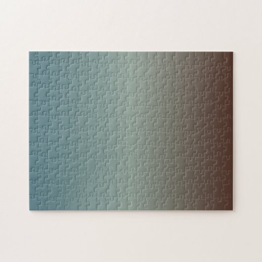 Blauw-grijs-grijs gradiënt, minimaal moeilijk legpuzzel (Horizontaal)