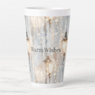 Blauw Grijs Licht Lantaarn Latte Mok