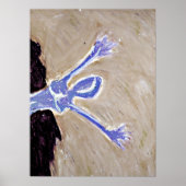 blauw | grijs poster (Voorkant)