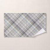 Blauw/grijs/tan-speldenstang Bad Handdoek (Handdoek)