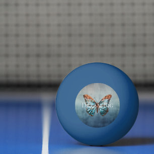 Blauw Grijs Textuur Vlinder Pingpongballen