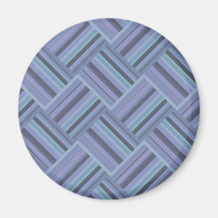 Blauw-grijze diagonaal-stremplanken magneet
