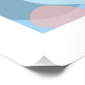 Blauw-grijze Kameleon Perfect Poster (Hoek)