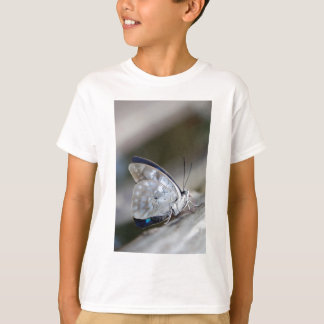 Blauw Grijze Vlinder T-shirt