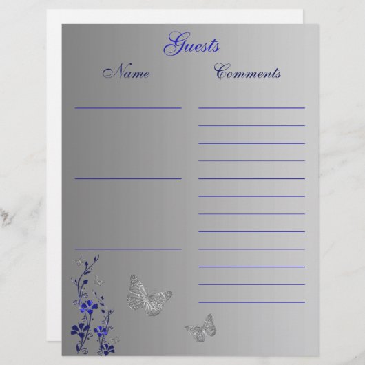 Blauw grijze vlinderbloemhandboek (Voorkant / Achterkant)