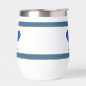 Blauw Groen Aangepaste Tekst Gepersonaliseerd Pick (Links)