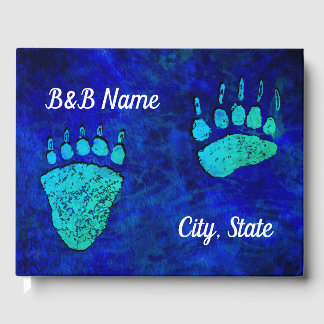 Blauw Groen Beer Paws - Gastenboek