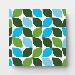 Blauw, groen, cool, trendy, moderne abstracte natu fotoplaat