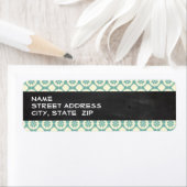 Blauw-groen en kalkzandsteen;  karton etiket (Insitu)