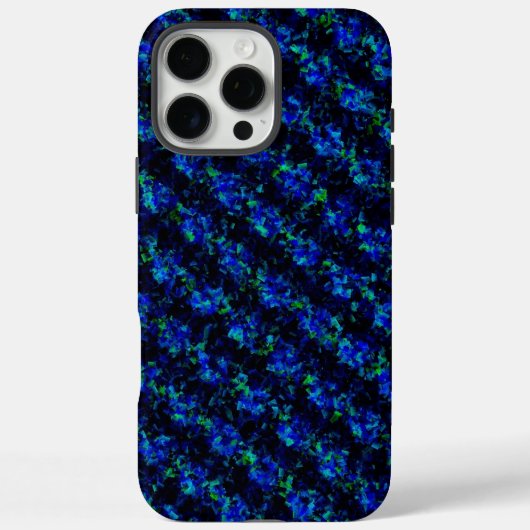 Blauw groen gebroken glazen patroon Case-Mate iPhone case (Achterkant)