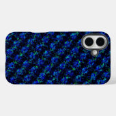 Blauw groen gebroken glazen patroon Case-Mate iPhone case (Achterkant (horizontaal))