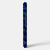 Blauw groen gebroken glazen patroon Case-Mate iPhone case (Achterkant / Links)