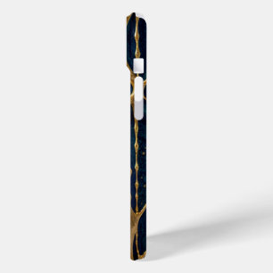 Blauw, groen, goud iPhone 15 mini hoesje