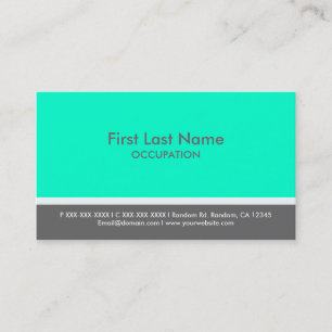 Blauw groen grijs streep aangepaste visitekaartjes