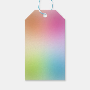 Blauw groen Oranje roze rood Paars kleurig Cadeaulabel