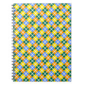 Blauw-groen-Sinaasappel Notitieboek (Voorkant)