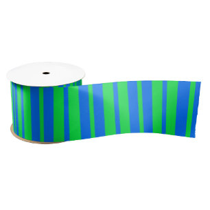 Blauw groen stijlvolle strepen patroonontwerp  lint