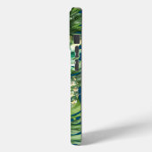 Blauw Groen Tropisch Bladeren Ananas Case-Mate iPhone Case (Achterkant / Links)
