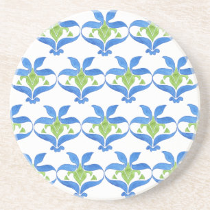 Blauw, groen, wit Onderzetter van het Patroon van