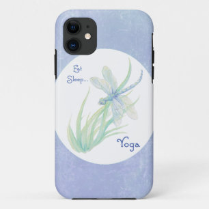Blauw, groene limonade, Slaap Yoga Motivatie iPhone 11 Hoesje