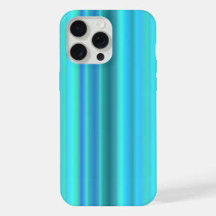 Blauw Groene Regenboog Strepen iPhone 15 Pro Max Hoesje