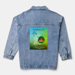 Blauw & Groene Waarheid zal Denim Jasje staan Denim Jacket