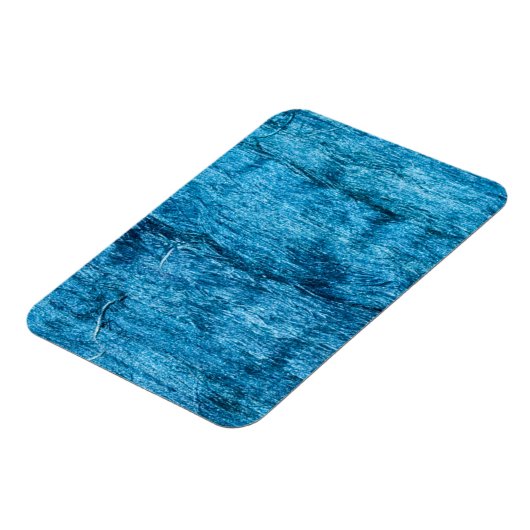 Blauw handgeverfd Thaise zijde Magneet (Linkerzijde)