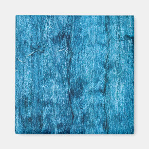 Blauw handgeverfd Thaise zijde Magneet