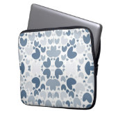 Blauw Hart Elektronica Tas (Voorkant Links)