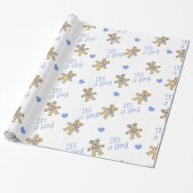 Blauw hart met Teddy Bears