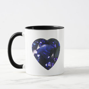 Blauw hart mok