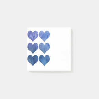 Blauw hart Post-it notities Post-it® Notes