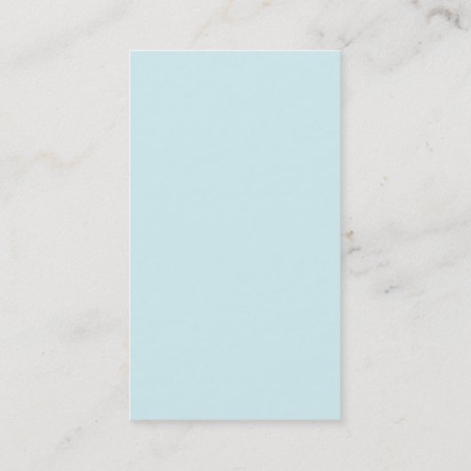 Blauw hart uitzonderlijke verpleegkundige visitekaartje (Achterkant)