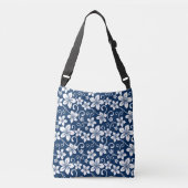 BLAUW HAWAII (NAVY BLUE) CROSSBODY TAS (Voorkant)