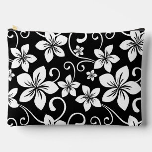 BLAUW HAWAII PATROON IN ZWART ETUI