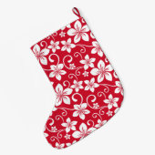 BLAUW HAWAII (RED) GROTE KERSTSOK (Achterkant (Hangend))