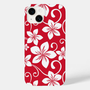 BLAUW HAWAII (RED) Hoesje-Mate iPhone CASE