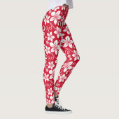 BLAUW HAWAII (RED) LEGGINGS (Rechts)
