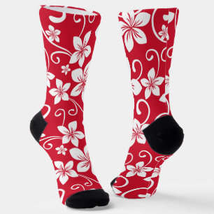 BLAUW HAWAII (RED) SOKKEN