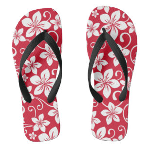 BLAUW HAWAII (RED) TEENSLIPPERS