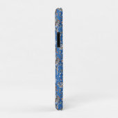 Blauw herfstblad en bosbessen Case-Mate iPhone case (Achterkant/rechts)