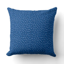 Blauw herten dierprint kussen