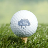 Blauw Het is een jongen kalligrafie Het is een jon Golfballen (Insitu Shirt)