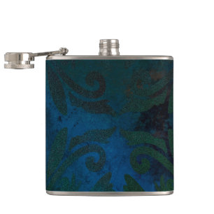 blauw heupfles