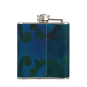 blauw heupfles (Achterkant)