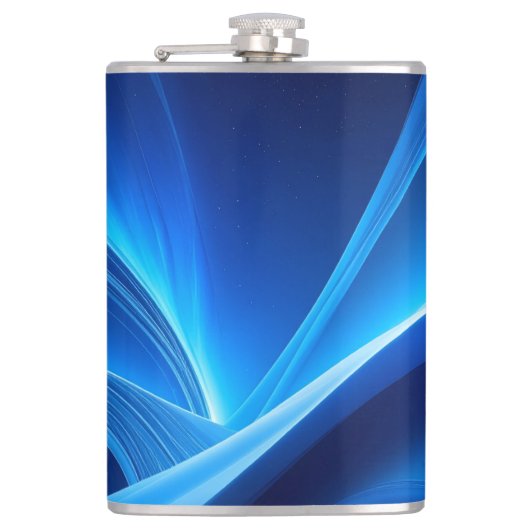 Blauw Heupfles (Voorkant)