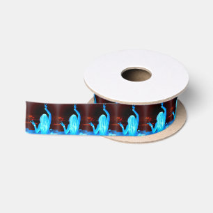 blauw hippie vredesbord lint
