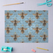 blauw honingbijendebetpapier tissuepapier (Craft)