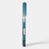 Blauw horizon Case-Mate iPhone case (Achterkant / Rechts)